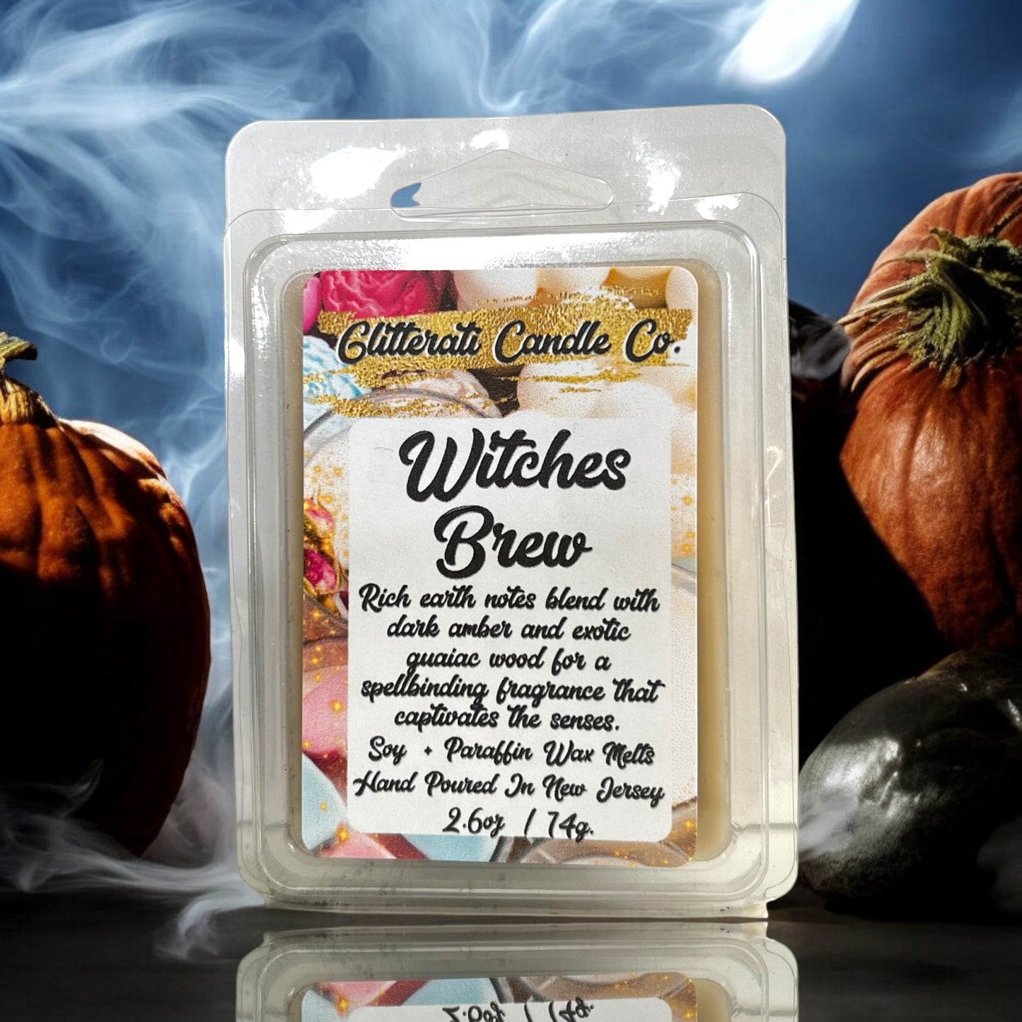 Seasonal Artisanal Hand Poured Wax Cube Melts , 2.6oz Clamshell